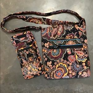 ‼️ HP!! ‼️ Vera Bradley Bag and Wallet Set EUC